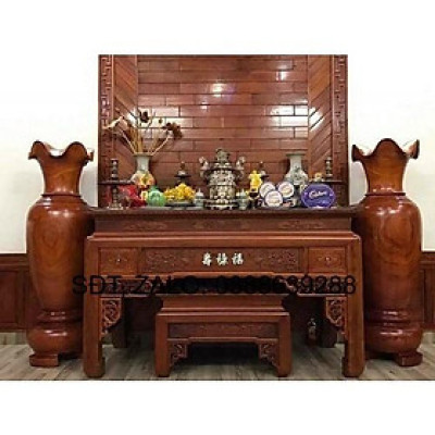 Án thờ và cúng cơm gỗ gụ giá thật