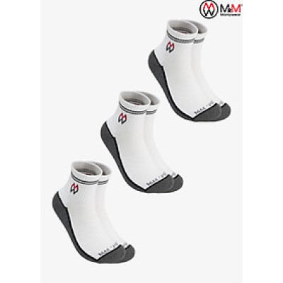 Combo 3 Đôi Tất Vớ Thể Thao Nam Cổ Dài, Sợi Cotton Cao Cấp Chống Hôi Chân, Chống Phồng Rộp Chân, Chống Trơn Trượt Co Giãn 4 Chiều Thương Hiệu MRM FASHION - CM
