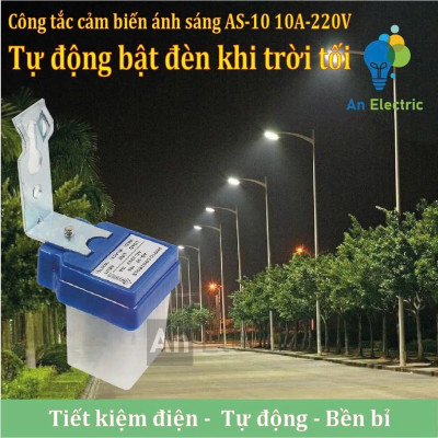 Công Tắc Cảm Biến Ánh Sáng Tự Động Bật Tắt Đèn 220V Hàng Chuẩn Dễ Lắp