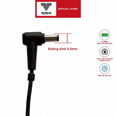 Sạc Tương Thích Cho Laptop Asus K555L K555La K555Ld X455 X455L X455La - Hàng Nhập Khẩu New Seal TEEMO PC TEAC173