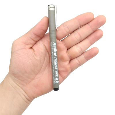 Bút Vẽ Kỹ Thuật 0.8 mm - Artline EK-238-BK - Màu Đen