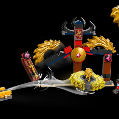 Đồ Chơi Lắp Ráp Con Quay Arin Và Phe Ác - Dragon Spinjitzu Battle Pack - Lego Ninjago 71826 (186 Mảnh Ghép)