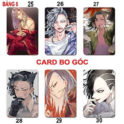 Card hình Kokonoi Hajime 6 ảnh khác nhau/ Thẻ card kokonoi Hajime kịch trường takemiki Tokyo Revengers