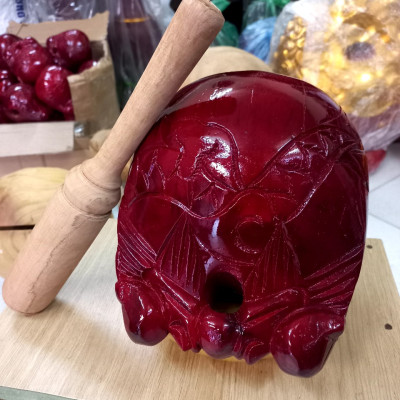 Mõ tụng kinh niệm phật ,bằng gỗ mít cao cấp kt 12cm