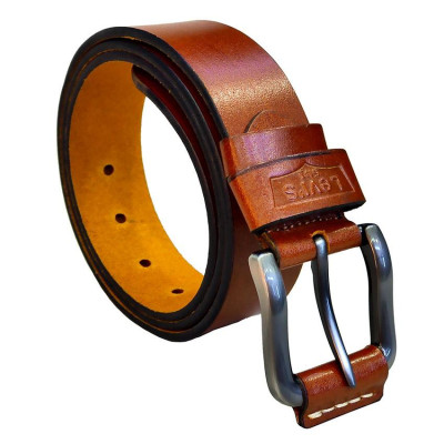 Thắt Lưng Nam Da Bò Thật TiTi ĐÔ Bản Lớn Da 1 Lớp Đầu Khóa Kim TLNA2028