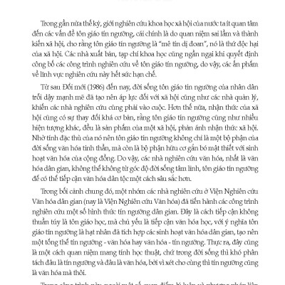 Tín Ngưỡng Của Các Dân Tộc Việt Nam