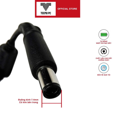 Sạc Tương Thích Cho Laptop Máy Tinh Hp Notebook Pc Elietbook 8460W - Hàng Nhập Khẩu New Seal TEEMO PC TEAC706