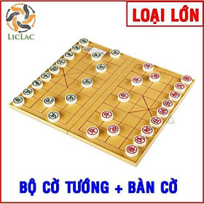 Bộ Bàn Cờ Tướng Loại Lớn ( BÀN CỜ + QUÂN CỜ ) - Cờ Tướng Cao Cấp - 