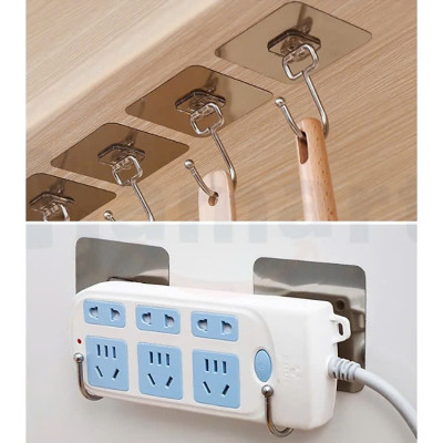 COMBO 10 Móc dán tường siêu dính, móc dán tường decor - Hàng chính hãng