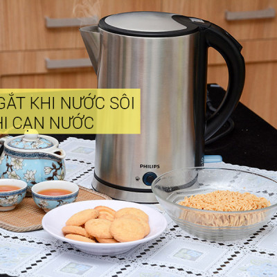 Bình đun siêu tốc Philips HD9316 1.7 lít - Hàng chính hãng