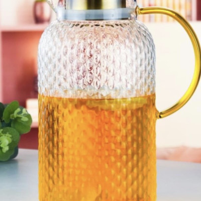 BÌNH ĐỰNG NƯỚC THỦY TINH CHỊU NHIỆT CAO CẤP VÂN TĂM - VD720