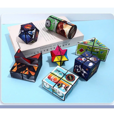 Đồ Chơi Trí Tuệ Khối Rubik Biến Hình Biến Thể Phát Triển Trí Não Cho Bé Rèn Luyện Trí Nhớ Có Nam Châm Đồ Chơi Khối Lập Phương Ma Thuật Thần Kỳ Magic Cube Rubik 3D Gia Đình