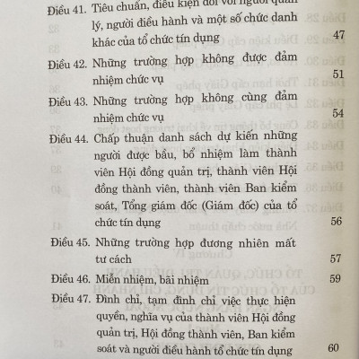 Luật Các Tổ Chức Tín Dụng