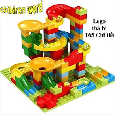Đồ chơi Lê Gô xếp hình thả bi 168 chi tiết cho bé