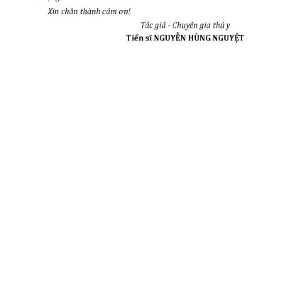 Nông Nghiệp Xanh Và Sạch - Bệnh Lây Truyền Giữa Động Vật Và Người