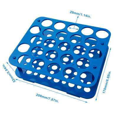 Giá/Rack đựng ống ly tâm/Falcon 50ml-25 vị trí, (Centrifuge Tube Racks), mã 90-5025, hãng Biologix-USA, hàng nhập khẩu chính hãng