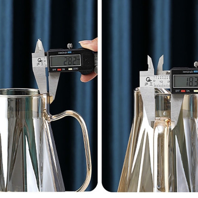 BỘ BÌNH ĐỰNG NƯỚC THỦY TINH CHỊU NHIỆT CAO CẤP KÈM 6 CỐC VÀ KHAY ÚP - VD83