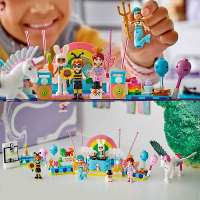 LEGO FRIENDS 42661 Đồ Chơi Lắp Ráp Tiệc Hóa Trang Chủ Đề Kỳ Lân Và Tiên (261 chi tiết)