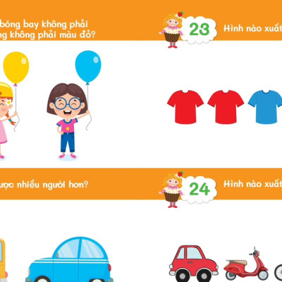 Bộ 4 cuốn 30 Ngày Phát Triển Trí Tuệ Dành Cho Trẻ Từ 2 - 4 Tuổi Rèn Luyện Khả Năng Tư Duy Quan Sát