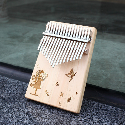 Đàn Kalimba 17 Phím Gỗ Tự Nhiên | Họa Tiết Trang Trí Đẹp Mắt | Phù Hợp Cho Người Mới Bắt Đầu