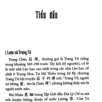 Trang Tử Nam Hoa Kinh (Tập 1)