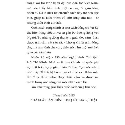 Những bức thư kể chuyện Bác Hồ (Xuất bản lần thứ hai) bản in 2025