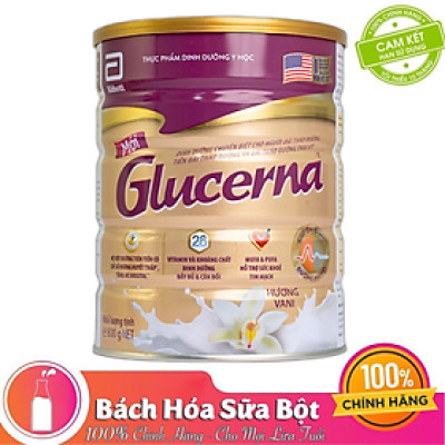Thực phẩm dinh dưỡng y học Glucerna hương vani 800g/850g