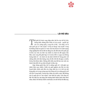 Quyền lực Mỹ trong quan hệ ngoại giao: Tiếp cận từ góc độ lịch sử và văn hóa (bản in 2023)