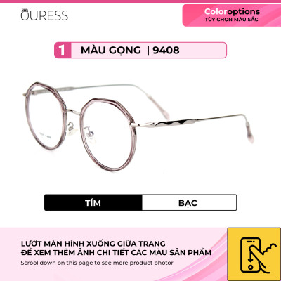 GỌNG KÍNH NHỰA PHỐI CÀNG HỢP KIM CAO CẤP BỀN ĐẸP THỜI TRANG – HÀNG CHÍNH HÃNG TRHK 9408