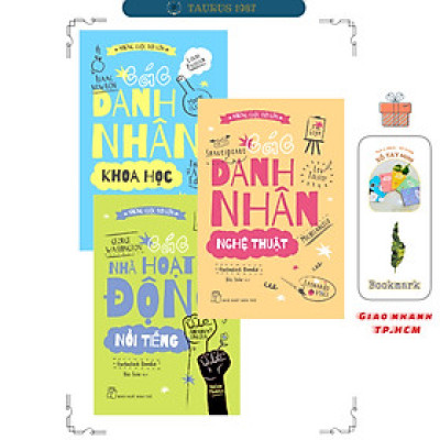 Bộ 3 cuốn Những cuộc đời lớn (Danh nhân khoa học, nghệ thuật, nhà hoạt động nổi tiếng)