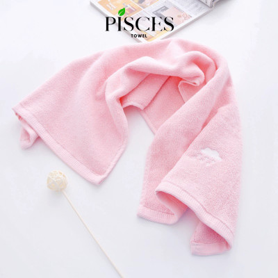Khăn Mặt PISCES TOWEL 35x75cm Thêu Hình Thời Tiết Cotton Mềm Mại, Khăn Spa Yoga Gym Thể Thao Thấm Hút Mồ Hôi