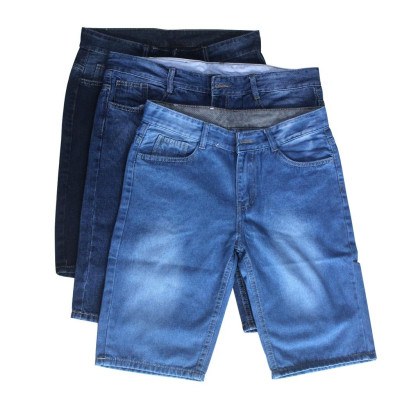 Quần Short Jean Nam Andromeda Phom Đứng Wash Nhẹ Vải Dày Không Ra Màu