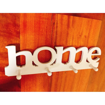 Móc gỗ treo tường Home 4 móc - Hàng chính hãng 