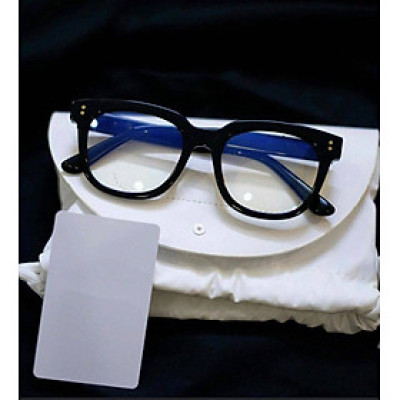 Kính Mắt Nam Nữ Chống Ánh Sáng Xanh Từ Máy Tinh, Tv, Điện Thoại Dáng Vuông Form To Gọng Nhựa Viền Dày Form Basic