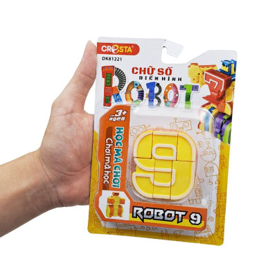 Đồ Chơi Lắp Ráp Biến Hình Robot Chữ Số 9 - Cresta DK81221