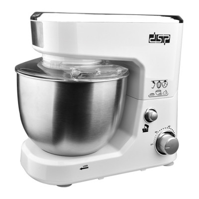 Máy trộn bột, đánh trứng 3 tốc độ đánh cao cấp thương hiệu DSP - 2 màu: Đen và Trắng - Công suất: 1000W - Dung tích: 5.0 lít - Hàng Nhập Khẩu