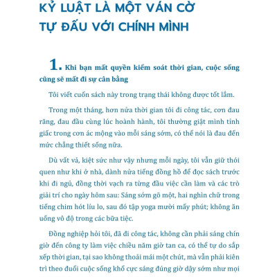 Càng Kỷ Luật - Càng Tự Do (Tái Bản 2024)