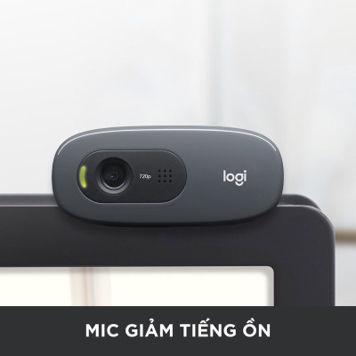 Webcam Logitech C270 720p HD - Hàng Chính Hãng