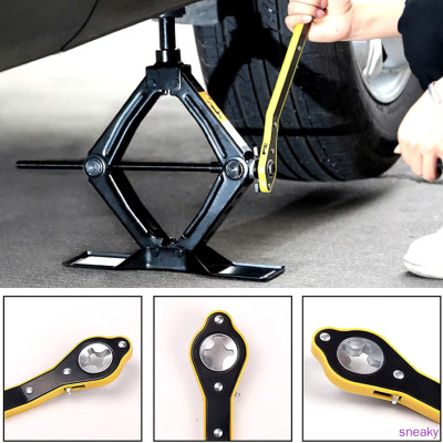 Kích Nâng Gầm 2 Tấn Kèm Cờ Lê - Thiết Kế Nhỏ Gọn, Dễ Dùng Cho Ô Tô, Xe Máy