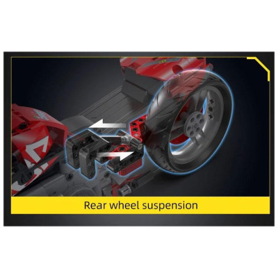 Đồ Chơi Lắp Ráp Xe Mô Tô Cyber CT-3X - CaDA C64001W (451 Mảnh Ghép)