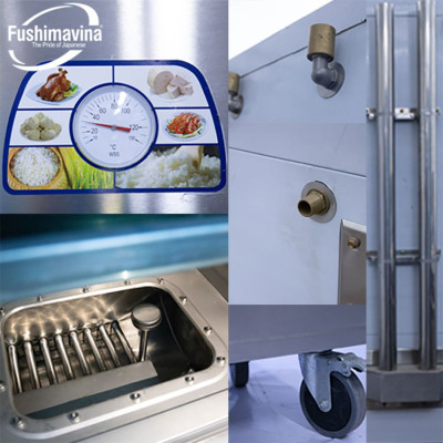 [CỬA HÀNG CHÍNH HÃNG] Tủ nấu cơm bằng gas 10 khay