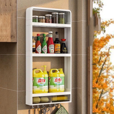 Kệ Đựng Gia Vị, Kệ Để Đồ Nhà Bếp, Kệ Để Đồ Dùng Nhà Bếp Gắn Tường Tiện Dụng Kệ Treo Tường Đựng Lọ Gia Vị Và Gia Vị Đa Chức Năng - HÀNG CHÍNH HÃNG MINIIN
