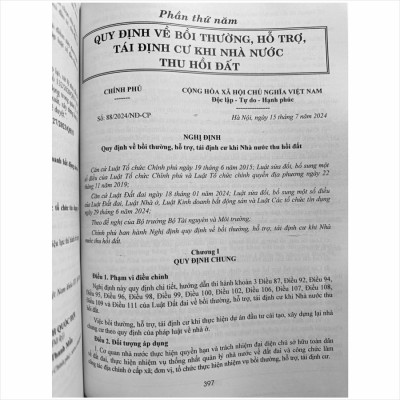 Sách Luật Đất Đai - Luật Nhà Ở - Luật Kinh Doanh Bất Động Sản và Văn Bản Hướng Dẫn Thi Hành - V2431D