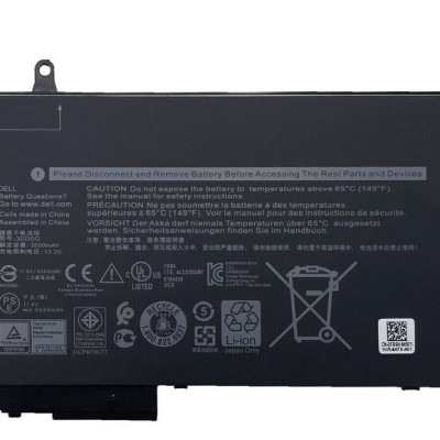 Pin Tương Thích Cho Laptop Dell Latitude E5280 E5480 E5290 E5490 11.1V 42Wh 3Dddg - Hàng Nhập Khẩu New Seal TEEMO PC TEBAT636