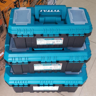 BỘ 3 HỘP NHỰA ĐỰNG CÔNG CỤ KHÓA NHỰA TOTAL TPBXK0031 - HÀNG CHÍNH HÃNG