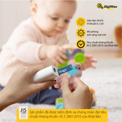 Đèn diệt khuẩn mini di động Digimax UV-C nguồn USB, siêu nhỏ - diệt khuẩn tức thì (DP-3R1)