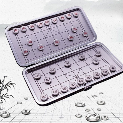 Cờ Tướng Nam Châm Bỏ Túi - Cờ Tướng Bàn Là Hộp Đựng - Hàng chính hãng