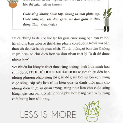Ít Đi Để Được Nhiều Hơn - Less Is More
