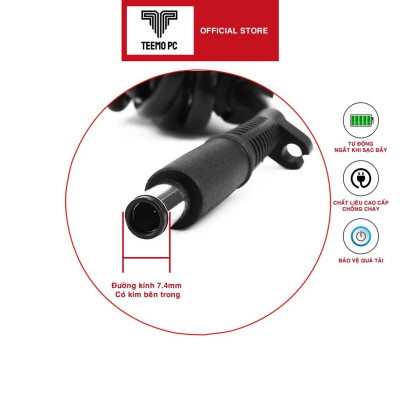 Sạc Tương Thích Cho Laptop Dell Inspiron 1440 Adapter - Hàng Nhập Khẩu New Seal TEEMO PC TEAC548