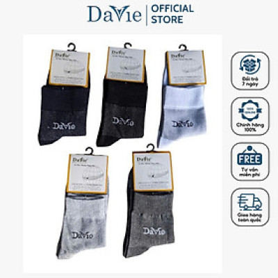 Vớ Cotton Davie Dvs05 Co Giãn Thấm Hút Tốt Và Khử Mùi Kháng Khuẩn An Toàn